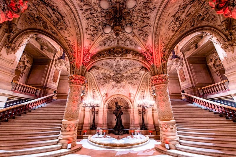 Détail de la scénographie du gala Maria Callas