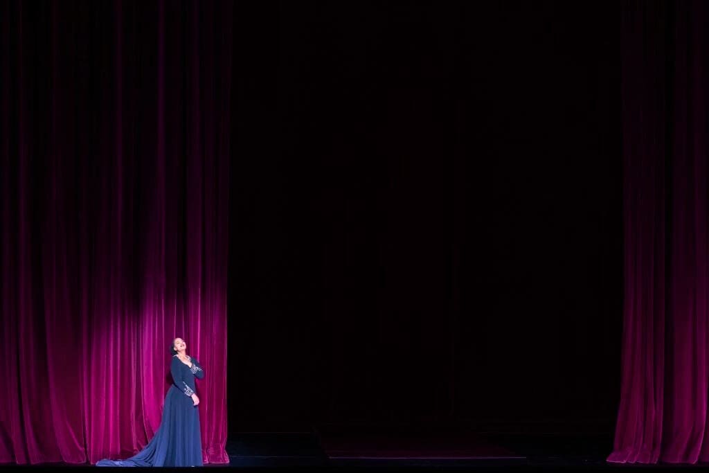 Vue de la réception du gala Maria Callas