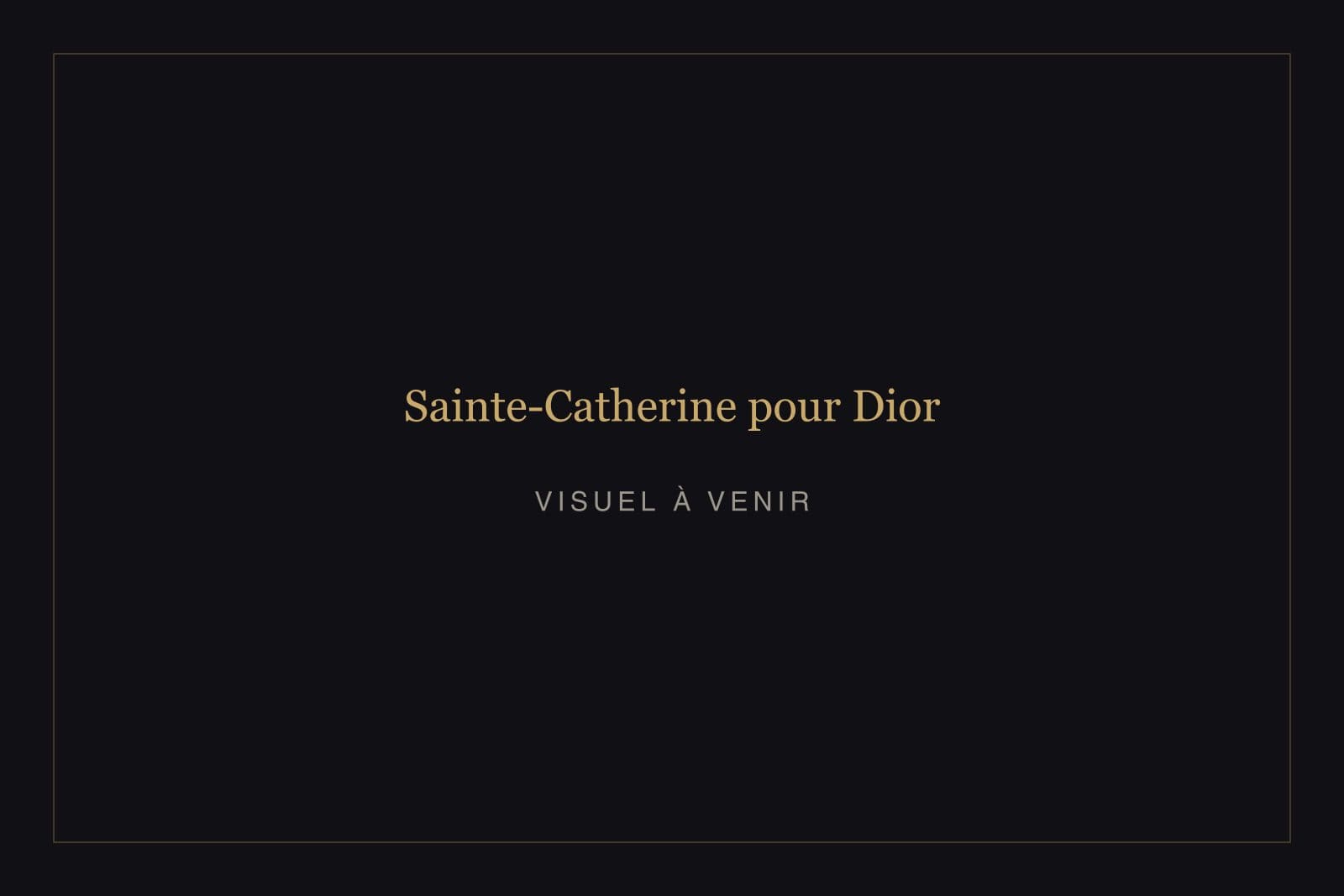 Sainte-Catherine 2025 pour Dior au Palais Brongniart
