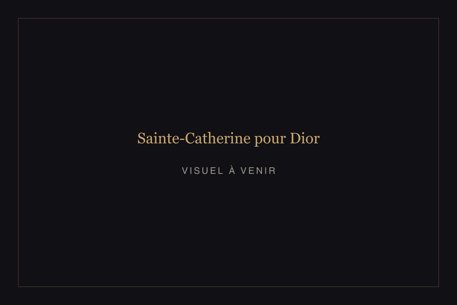 Sainte-Catherine 2025 pour Dior au Palais Brongniart